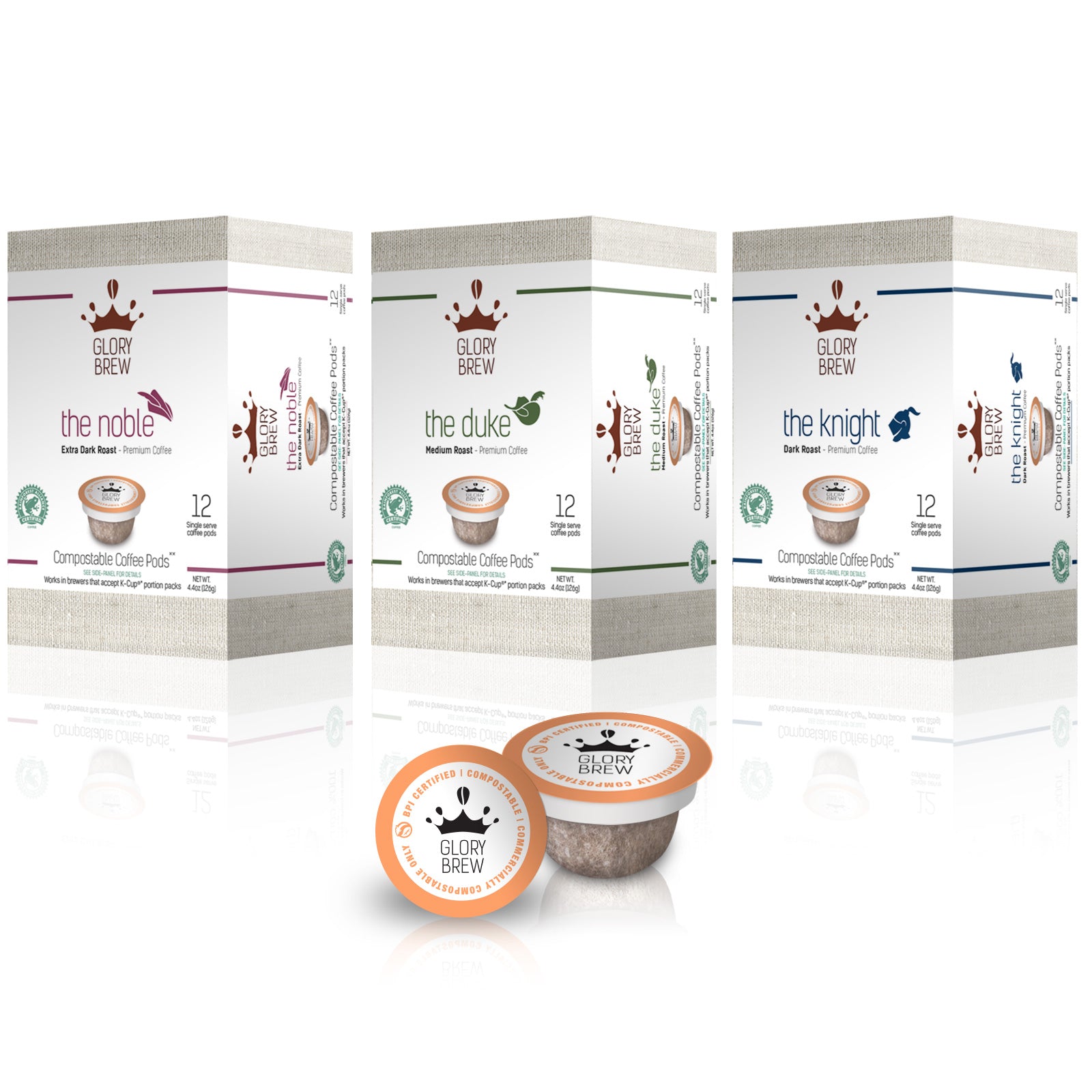 Glorybrew Compostable KCups Variety Pack - Better Coffee for 