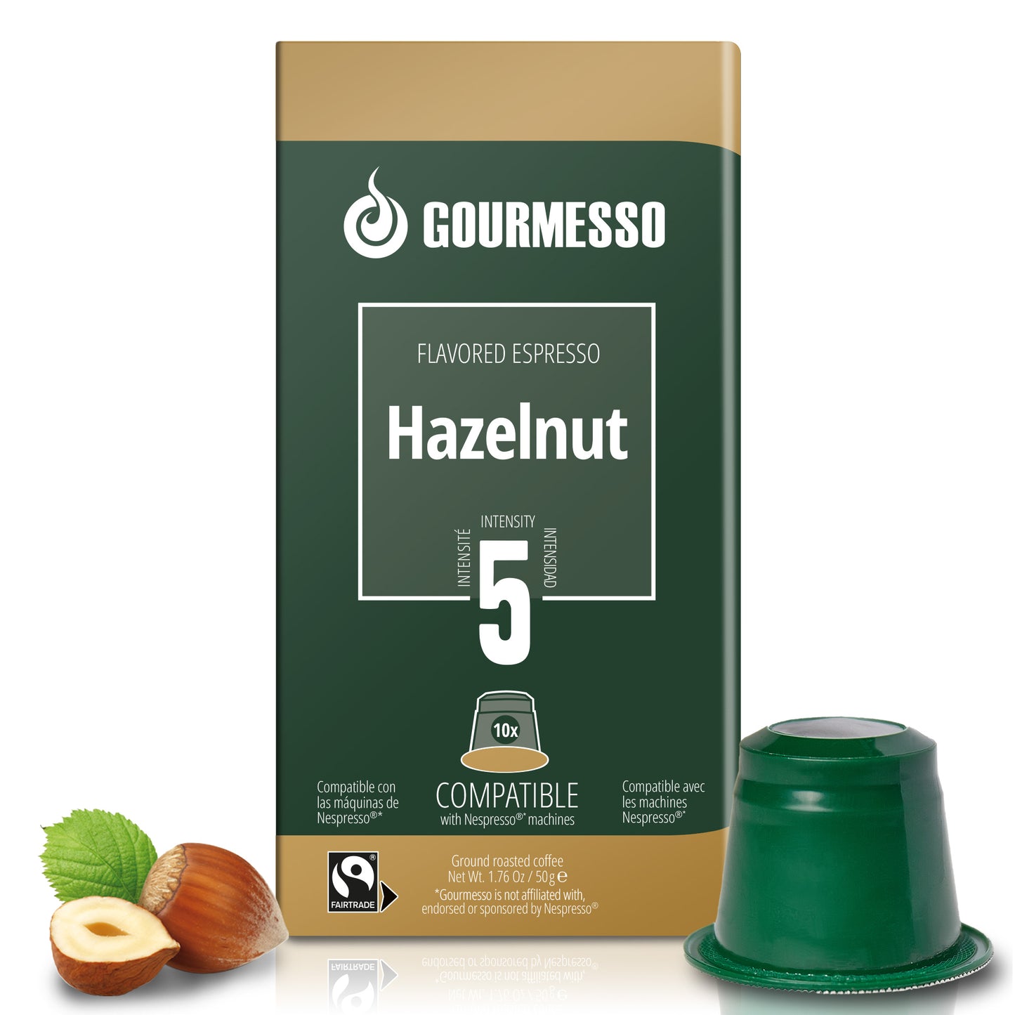 Hazelnut Espresso (Fairtrade) - 10 Pods