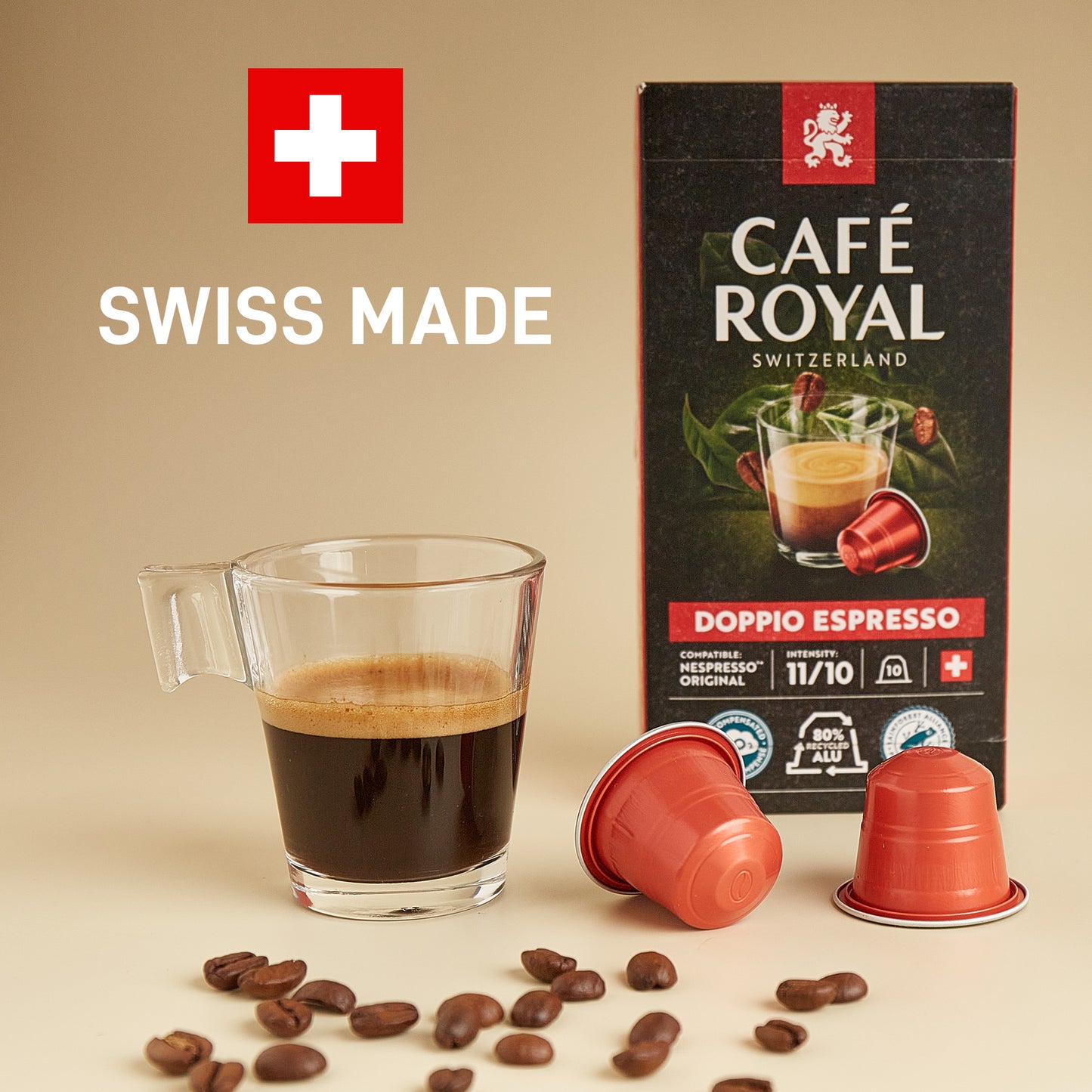 Swiss Doppio Espresso - 10 pods