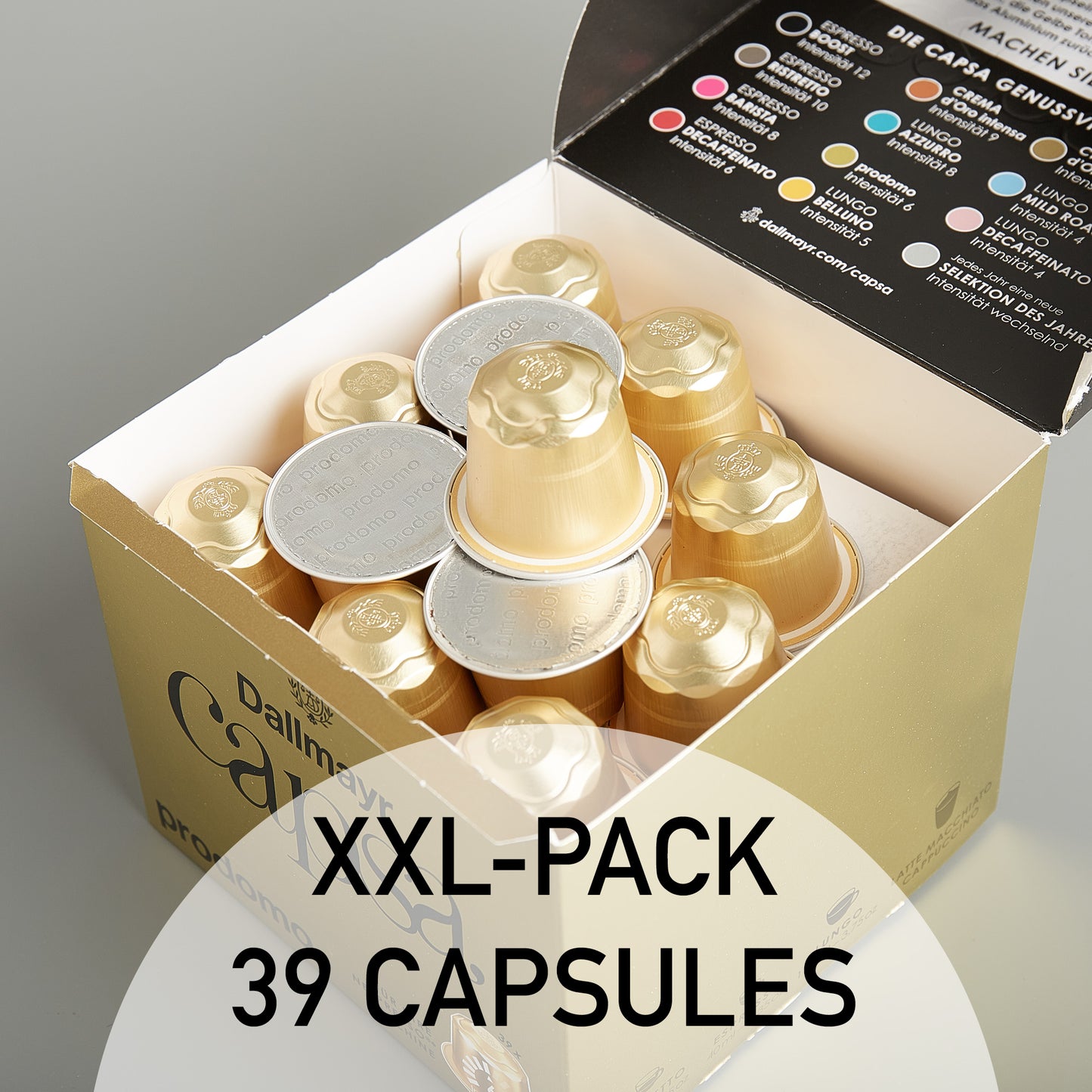 Capsa Prodomo XXL - 39 Pods