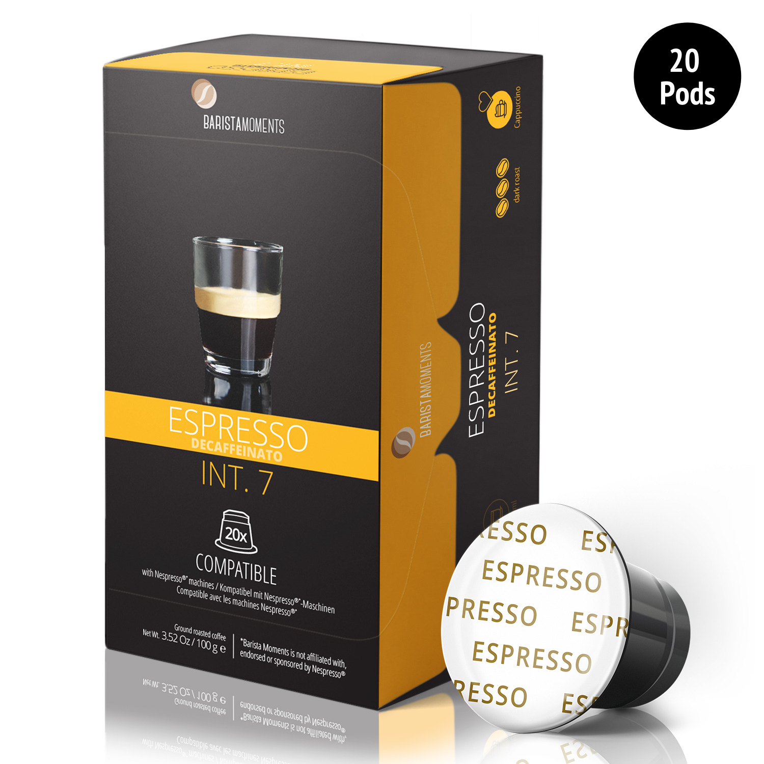 Cápsulas compatibles Nespresso - Café Dark Espresso